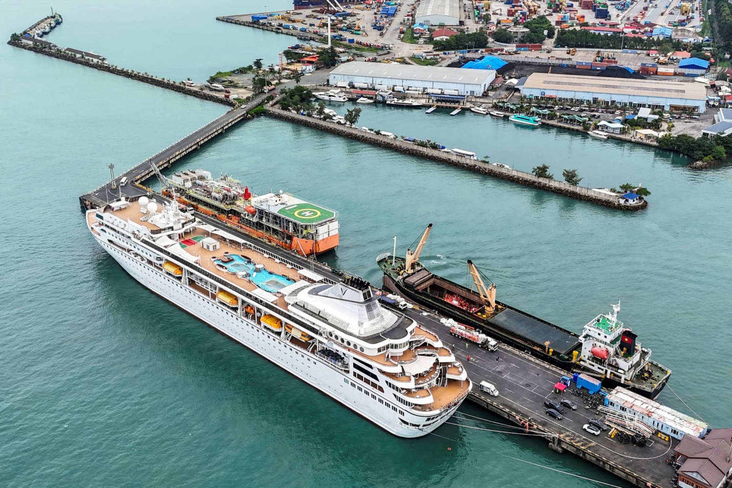 A cruise ship was their home. Now residents of Villa Vie Odyssey must leave. — Japan Times